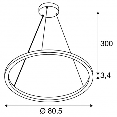 Lustr/závěsné svítidlo LA 1007663-6