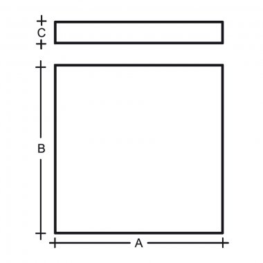 Stropní svítidlo LUCIS IZAR B MIKROPRISMA 46W LED 3000K akrylátové sklo bílá IB.L11.601.92-1