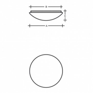 Stropní a nástěnné svítidlo LUCIS CHARON PMMA 20,7W LED 4000K akrylátové sklo S26.L2.CA2.L DALI-1