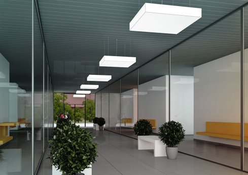 Závěsné svítidlo LUCIS IZAR B MAX 223,3W LED 4000K akrylátové sklo bílá ZL4.IB.L2.1250M.91L DALI-1