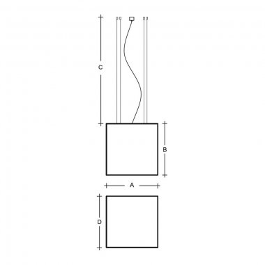 Závěsné svítidlo LUCIS IZAR C 46,1W LED 4000K akrylátové sklo DALI ZL4.IC.K2.600.91L-1