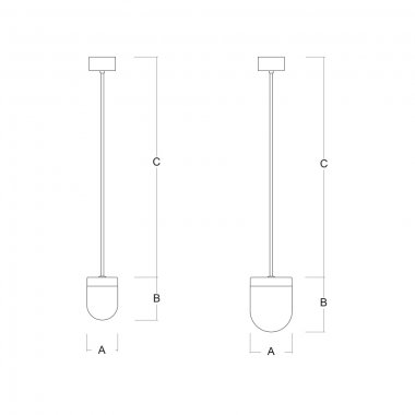 Závěsné svítidlo LUCIS RETRO ZT 13,3W LED 3000K sklo opál ZT.L1.R19.45L DALI-1