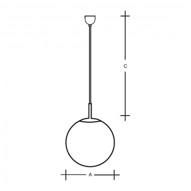 Závěsné svítidlo LUCIS POLARIS ZT PE 38,5W LED 3000K plast opál ZT.P1.500.31L PE DALI-1