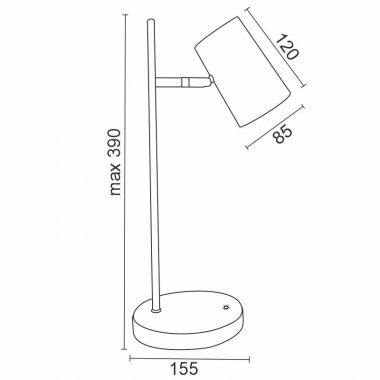 LED lampa ALICE 5W stmívatelná - DL1205/W-2