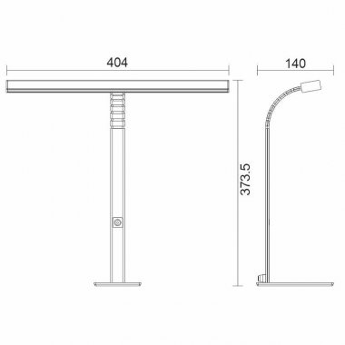 LED lampa AMELIA 10W stmívatelná - DL5301/S-1