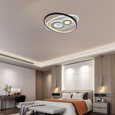 LED stropní svítidlo s dálkovým ovladačem 105W - J1338/W