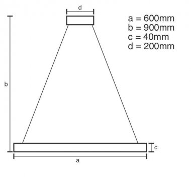 LED svítidlo + dálkový ovladač 42W - J4308/G-5