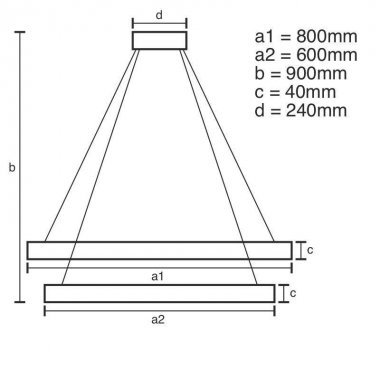 LED svítidlo + dálkový ovladač 100W - J4311/BR-4