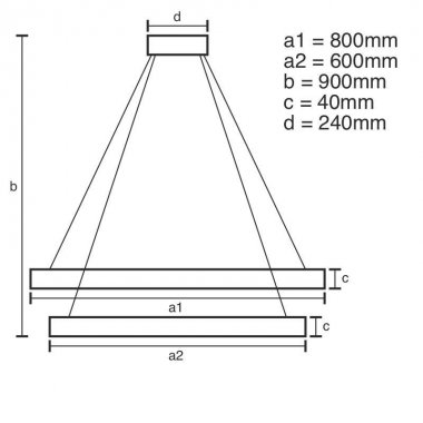 LED svítidlo + dálkový ovladač 100W - J4311/G-5