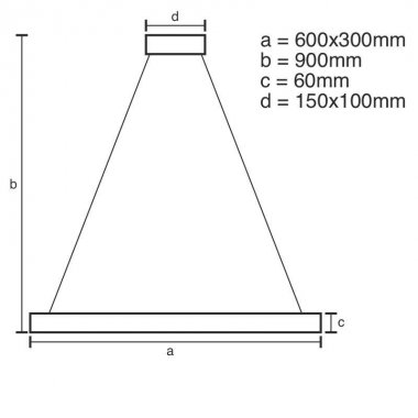 LED svítidlo + dálkový ovladač 80W - J4324/B-2