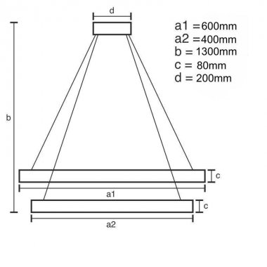 LED svítidlo + dálkový ovladač 140W - J4334/B-7