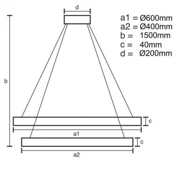 LED svítidlo + dálkový ovladač 30W - J4359/G-2