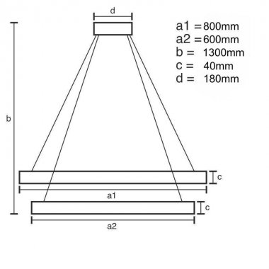 LED svítidlo + dálkový ovladač 100W - J5302/C-2