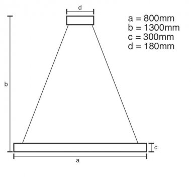 LED svítidlo + dálkový ovladač 175W - J6305/C-1