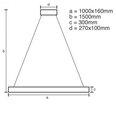 LED svítidlo + dálkový ovladač 95W - J6306/C-2