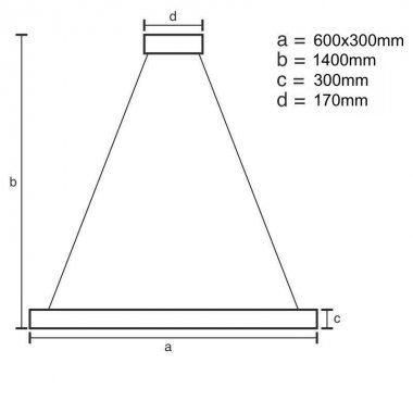 LED svítidlo + dálkový ovladač 80W - J6308/C-4