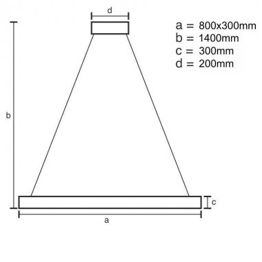 LED svítidlo + dálkový ovladač 110W - J6309/C-1