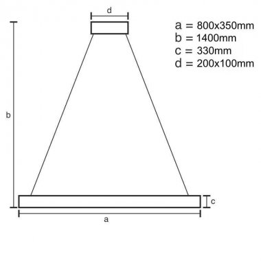 LED svítidlo + dálkový ovladač 90W - J6316/C-2