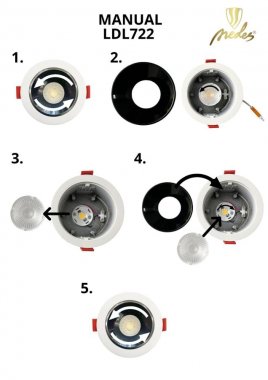 Čočka 24° pro LED svítidlo LDL722 - L71224-1