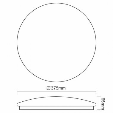 LED svítidlo OPAL + dálkový ovladač 24W - LCL533S-1