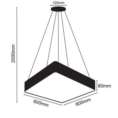 LED svítidlo 65W / 4000K - LCL7221-H-3