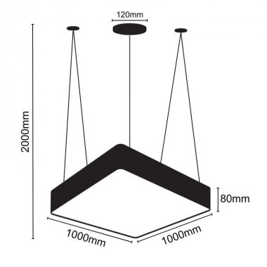 LED svítidlo 170W / 4000K - LCL7223-H-3