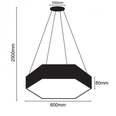 LED svítidlo 40W / 4000K - LCL7321-H-2