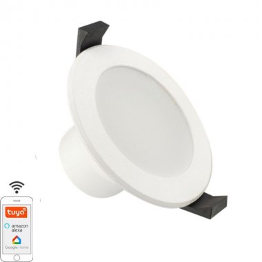 LED svítidlo WIFI 7W / IP44 / 3000K - 6500K / WH - LDL163W