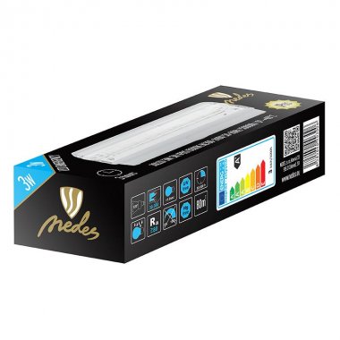 LED nouzové svítidlo 3W / 3h / IP65 - LEL101-6