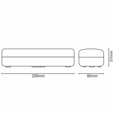 LED nouzové svítidlo 3W / 3h / IP20 - LEL401-1