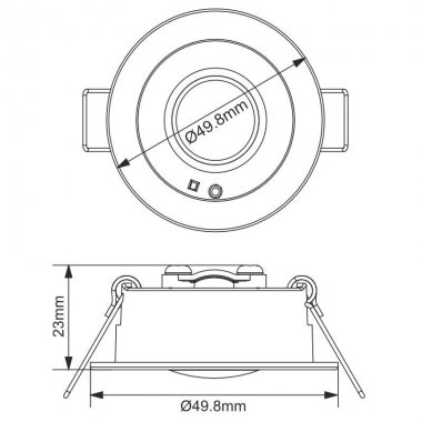 LED nouzové svítidlo 1,2W /3h / IP20 - LEL501-5