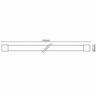 LED svítidlo WIFI 40W / IP40 3000K - 6500K - LNL134W-1