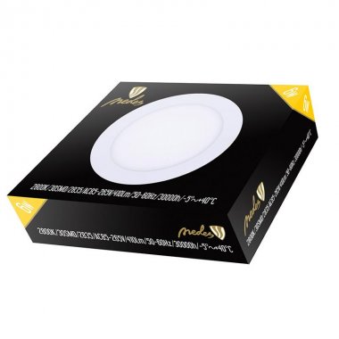 LED panel 6W / PR / SMD / 2800K / WH - LPL111-2