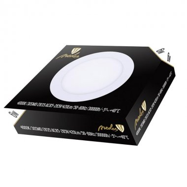 LED panel 6W / PR / SMD / 4000K / WH - LPL121-2