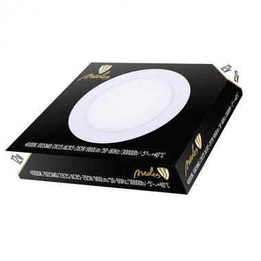 LED panel 12W / PR / SMD / 4000K / WH - LPL123-5