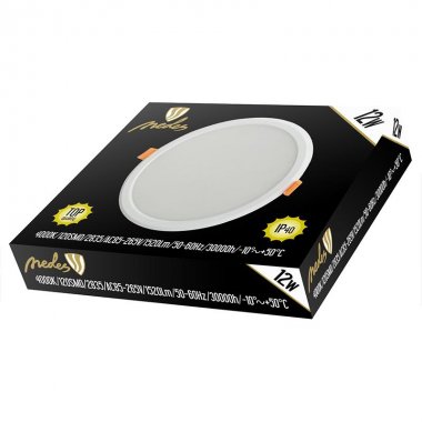 LED panel HV 12W / PR / SMD / 4000K / WH - LPL123H-1