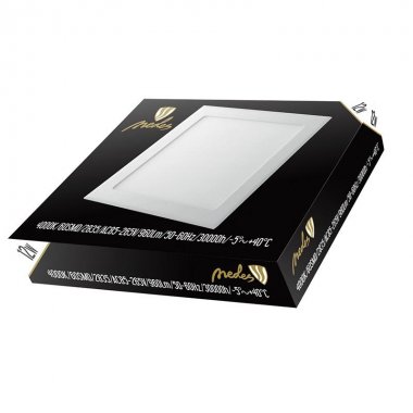 LED panel 12W / PS / SMD / 4000K / WH - LPL223-4