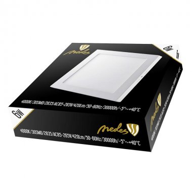 LED panel 6W / PSSF / SMD / 4000K / WH - LPL421-2