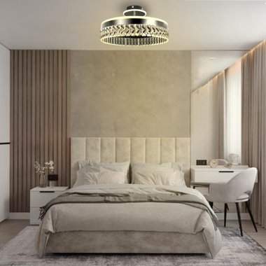 LED stropní svítidlo s dálkovým ovladačem 75W - TA1305/CH-5