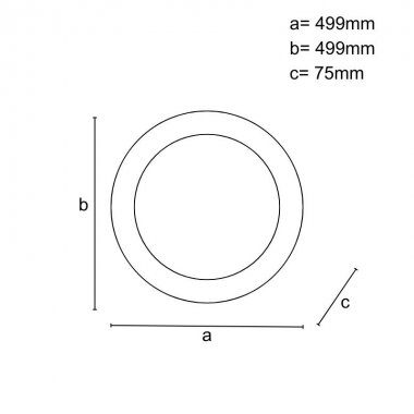 LED stropní svítidlo s dálkovým ovladačem 80W - TB1309/CH-8