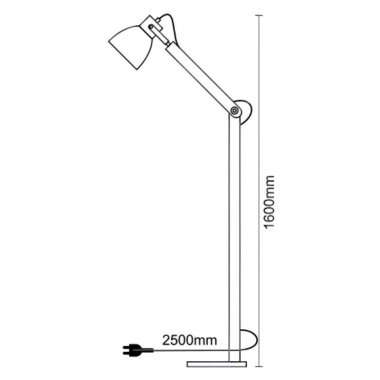 Designová stojací lampa z masivního dřeva E27 / 60W - WRE152-3