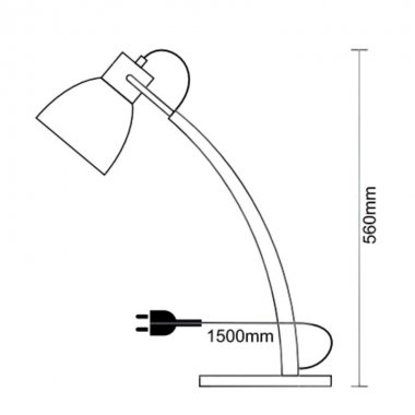 Stolní lampa z masivního dřeva E27 / 60W - WRE161-7