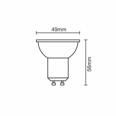 LED žárovka 3W - GU10 / SMD / 6500K - ZLS102-2