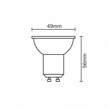 LED žárovka 8W - GU10 / SMD / 6500K - ZLS108-3