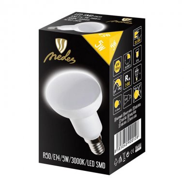 LED žárovka 5W - R50 / E14 / SMD / 3000K - ZLS213-4