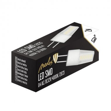 LED žárovka 2W - G4 / SMD / 4000K - ZLS420-4