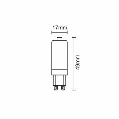 LED žárovka 4W - G9 / SMD / 6000K - ZLS604CD-4