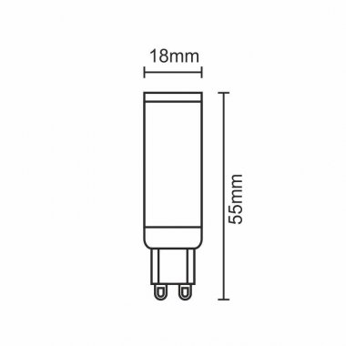 LED žárovka 5W - G9 / SMD / 2800K - ZLS615C-3