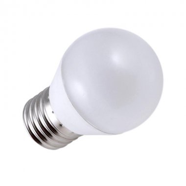 LED žárovka 5W - G45 / E27 / SMD / 6500K - ZLS807