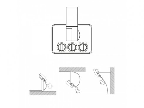 VANA SMD S LED reflektor se senzorem 10W, černá - neutrální-1